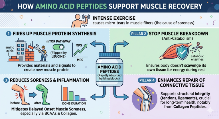 How Amino Acid Peptides Support Muscle Recovery Amino Acid