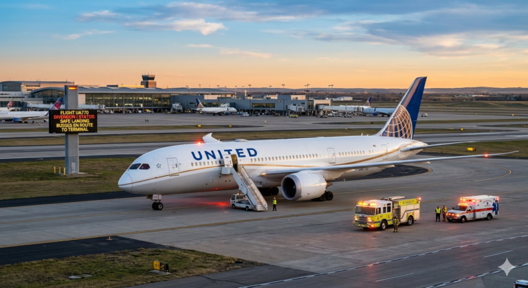 united airlines flight ua770 emergency diversion