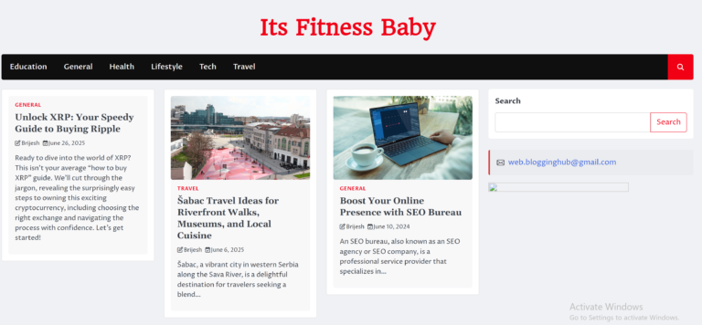 Itsfitnessbaby.com